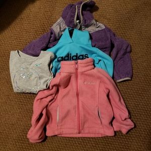 4T Girls Sweatshirt Hoodie Lot
